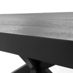 Eettafel Carleon Spider 140 Zwart Mangohout