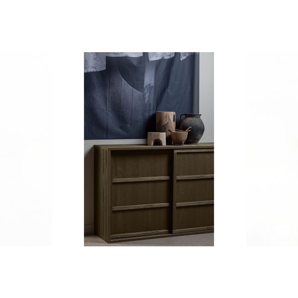 Nomin Dressoir Diep Geborsteld Grenen Amber [fsc]