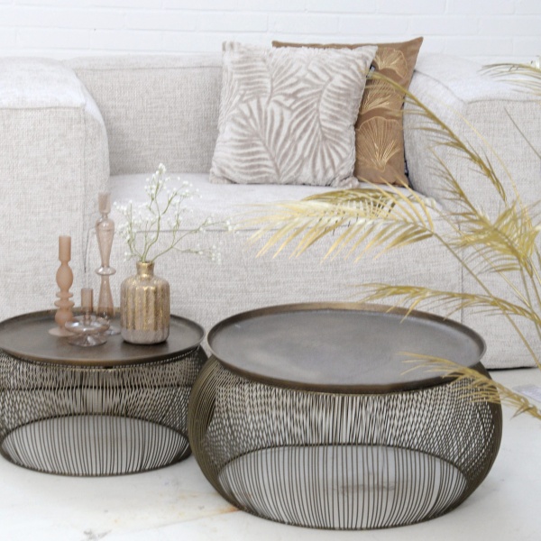 Salontafelset Fence Brons