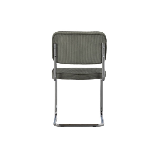 Corduroy Buisframe Stoel Ribcord Groen