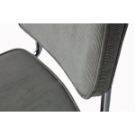 Corduroy Buisframe Stoel Ribcord Groen