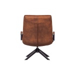 Jouke Draaifauteuil Met Armleuning Kunstleer Cognac