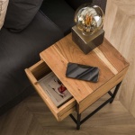 Nachtkastje XS flat / Massief acacia naturel