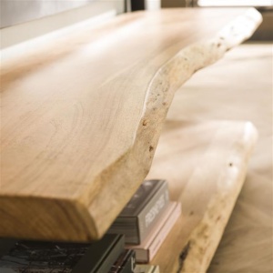 TV-meubel edge / Massief acacia naturel