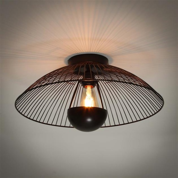 Plafondlamp spot down / Antiek koper finish