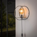 Wandschap 1L circular S / Oud zilver