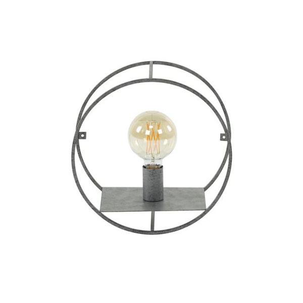 Wandschap 1L circular S / Oud zilver
