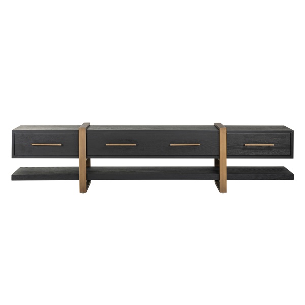 TV-dressoir Cambon 3-laden (Dark coffee)