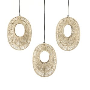 Hanglamp Ovo Cluster Rectangular - Natural
