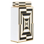 pot Filou groot (Black/white)