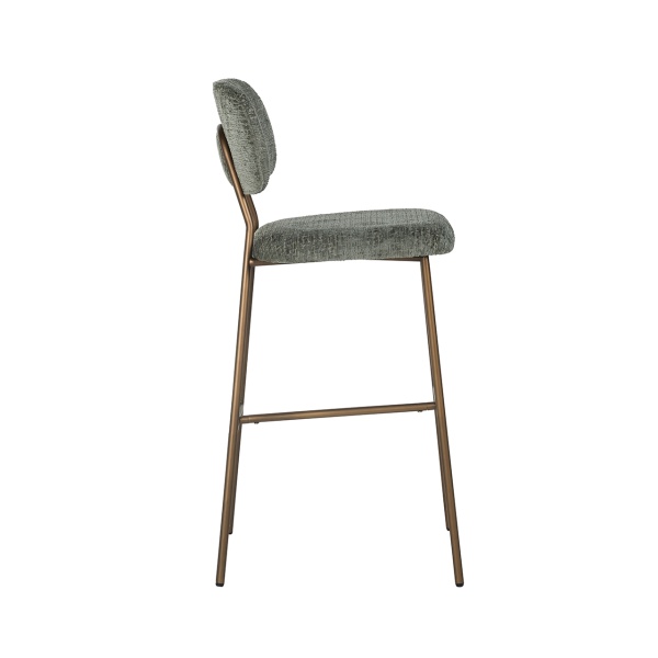 Bar stool Xenia thyme fusion / Brushed Gold (Fusion thyme 206)