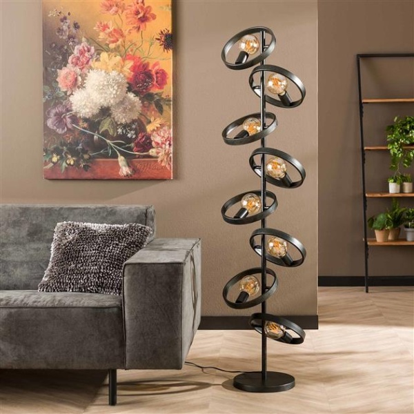Vloerlamp 8L hover / Charcoal
