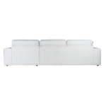 Bank Santos 2,5-zits + lounge rechts white bouclé (Copenhagen 900 Bouclé White)