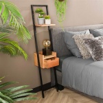Nachtkastje XS step / Massief acacia naturel