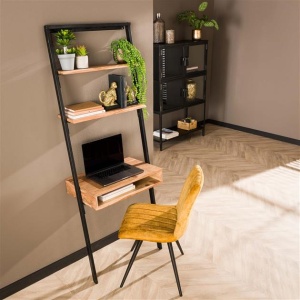 Wand kaptafel step / Massief acacia naturel