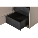 Daily Closet Single 200x50cm Grenen Dakargrau [fsc]