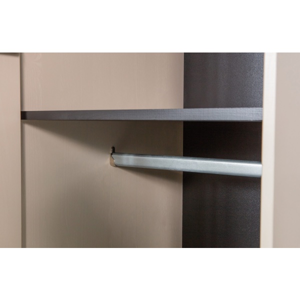 Daily Closet Single 200x50cm Grenen Dakargrau [fsc]