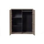 Daily Closet Double 110x100cm Grenen Dakargrau [fsc]