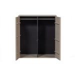 Daily Closet Double 110x100cm Grenen Dakargrau [fsc]