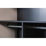 Daily Closet Double 200x100cm Grenen Dakargrau [fsc]