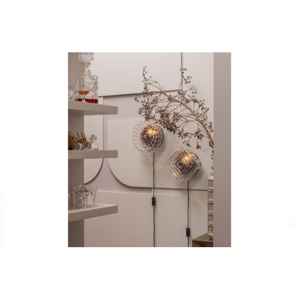 Piazza Vierkant Wandlamp Glas