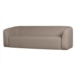 Sloping 3-zits Bank Lichtbruin Melange