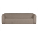 Sloping 3-zits Bank Lichtbruin Melange