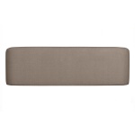 Sloping 3-zits Bank Lichtbruin Melange