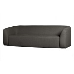 Sloping 3-zits Bank Grijs/zwart Melange