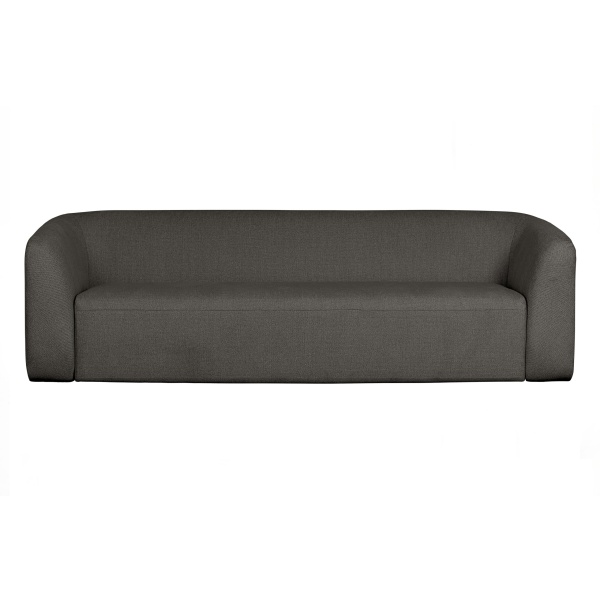 Sloping 3-zits Bank Grijs/zwart Melange