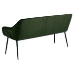 Eetkamerbank Brooke Velvet Forest Green