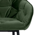 Eetkamerbank Brooke Velvet Forest Green