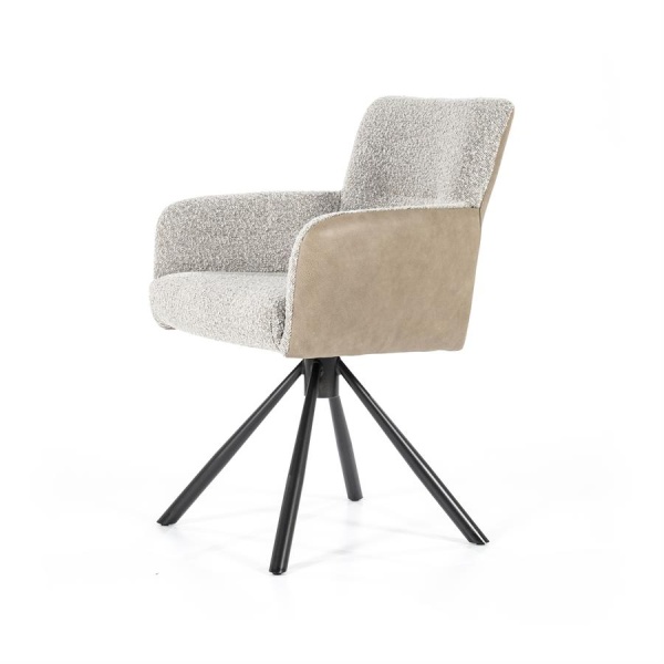 Stoel Sef - taupe botswana / beige ascot