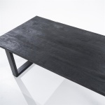Eettafel Mango  240x100 - zwart