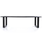 Eettafel Mango 300x100 - zwart