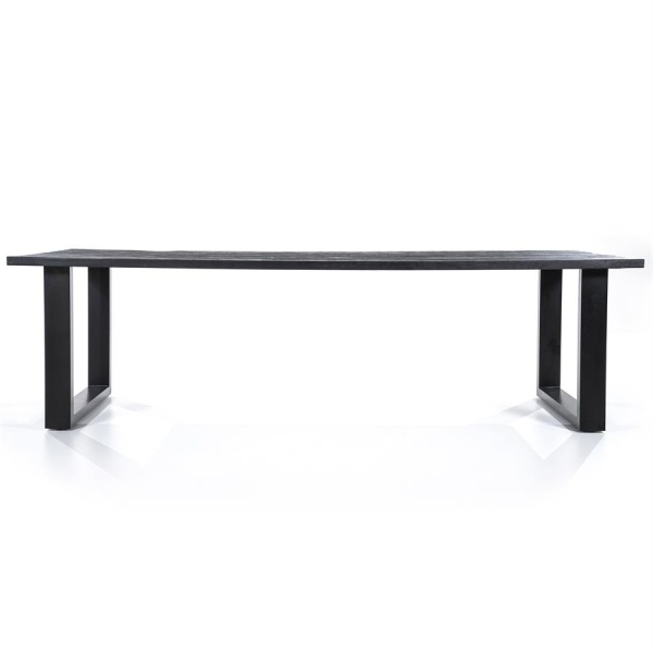 Eettafel Mango 300x100 - zwart