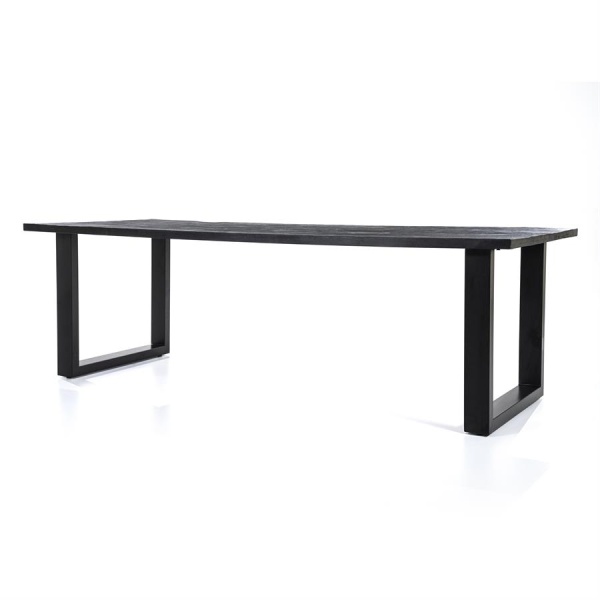 Eettafel Mango 300x100 - zwart