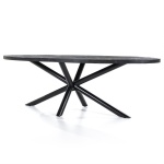 Eettafel Oscar 240x110 - zwart