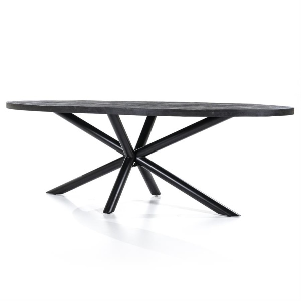 Eettafel Oscar 240x110 - zwart