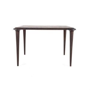 Eettafel Jiska 120x120 - bruin