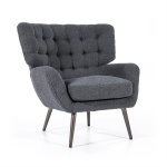 Fauteuil Peter - zwart sfinx