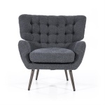 Fauteuil Peter - zwart sfinx