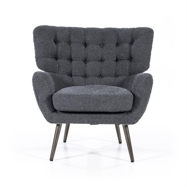 Fauteuil Peter - zwart sfinx