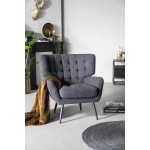 Fauteuil Peter - zwart sfinx