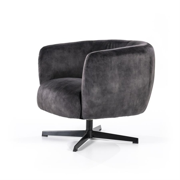 Fauteuil Jaimey - antraciet adore