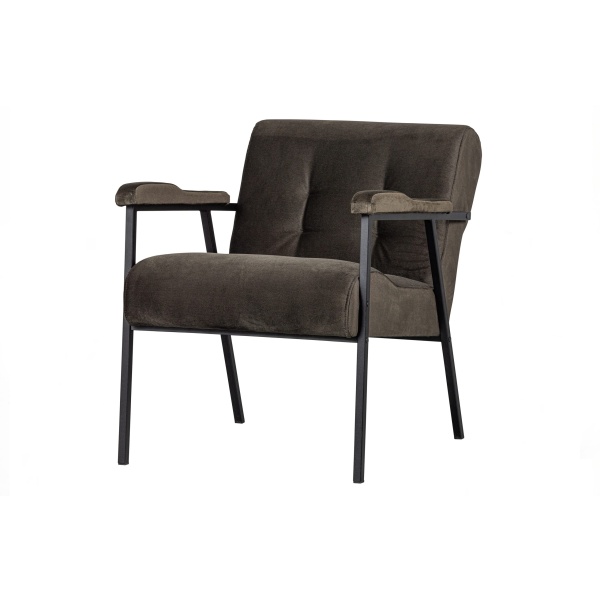 Scott Fauteuil Velvet Warm Groen