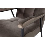 Scott Fauteuil Velvet Warm Groen