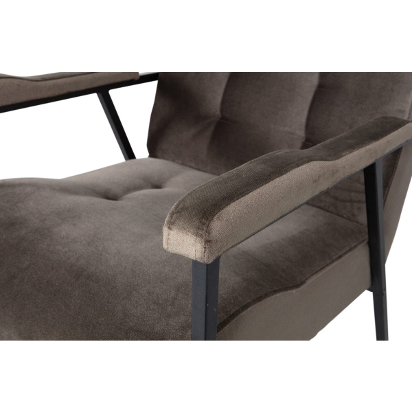 Scott Fauteuil Velvet Warm Groen