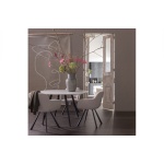 Combi-tablo: Organisch Mist 130x130 & Conisch Poot Zwart