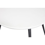 Combi-tablo: Organisch Mist 130x130 & Conisch Poot Zwart